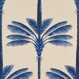 A Palm Is A Palm Sisal Indigo Palm Grove by Johanna Ortiz Tropical Wallpaper – Schumacher 5016962SAM