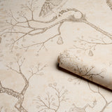 L'Attesa Nella Notte Ivory Luxe Lodge Wallpaper – Schumacher 5017091