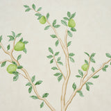 Citrus Blossom 2 Panel Set Cream Botanical Garden Wallpaper – Schumacher 5017160
