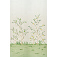 Citrus Blossom 2 Panel Set wallpaper featuring a hand-painted look of lemon trees and botanical elements on a cream background.