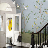 Citrus Blossom 2 Panel Set Sky by Schumacher Botanical Garden Wallpaper – Schumacher 5017162