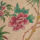 Arasi Botanical Coral by Schumacher Botanical Garden Wallpaper – Schumacher 5017170