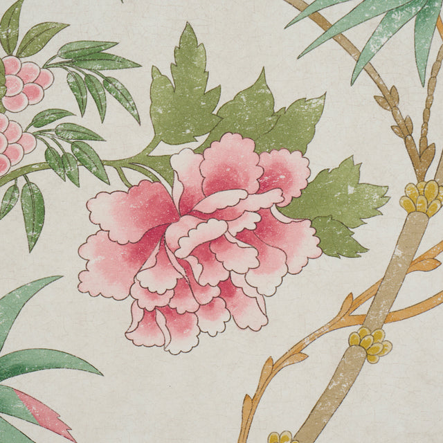 Arasi Botanical Petal by Schumacher Large-Scale Botanical Wallpaper – Schumacher 5017172
