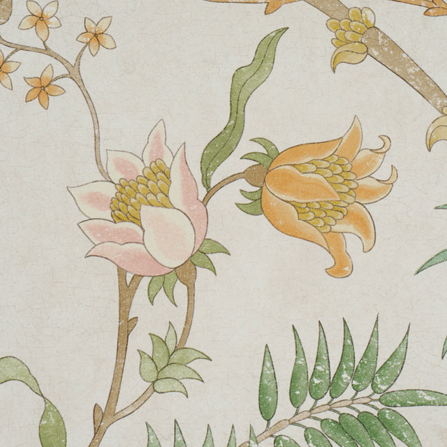 Arasi Botanical Petal by Schumacher Large-Scale Botanical Wallpaper – Schumacher 5017172