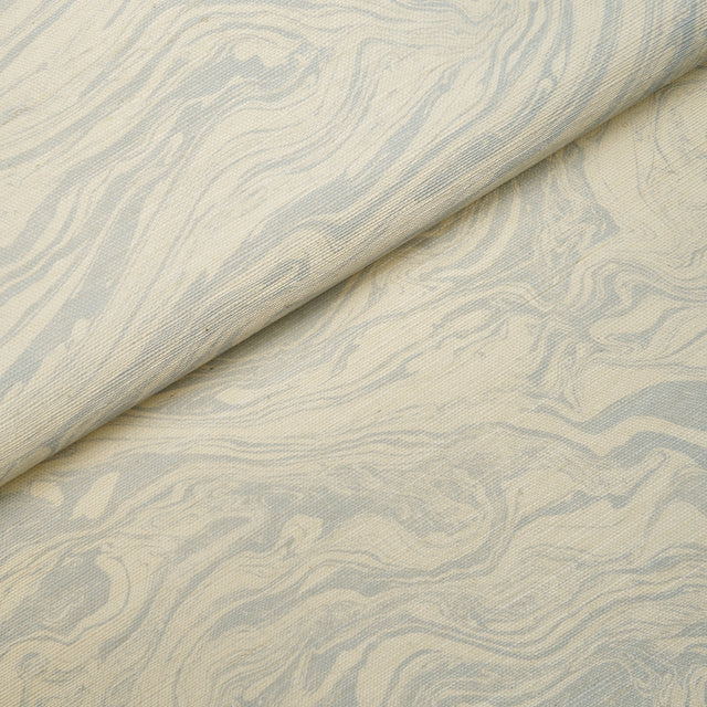 Romeo Sisal Sky by Schumacher Marble Effect Sisal Wallcovering – Schumacher 5017180