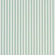 Emma Stripe Narrow wallpaper in teal by Schumacher, featuring crisp, narrow vertical stripes for a timeless and fresh look.