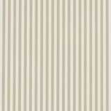 Emma Stripe Narrow wallpaper in neutral tones, featuring crisp, narrow vertical stripes for a timeless and versatile look by Schumacher.