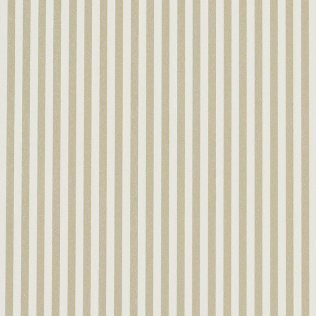 Emma Stripe Narrow wallpaper in neutral tones, featuring crisp, narrow vertical stripes for a timeless and versatile look by Schumacher.