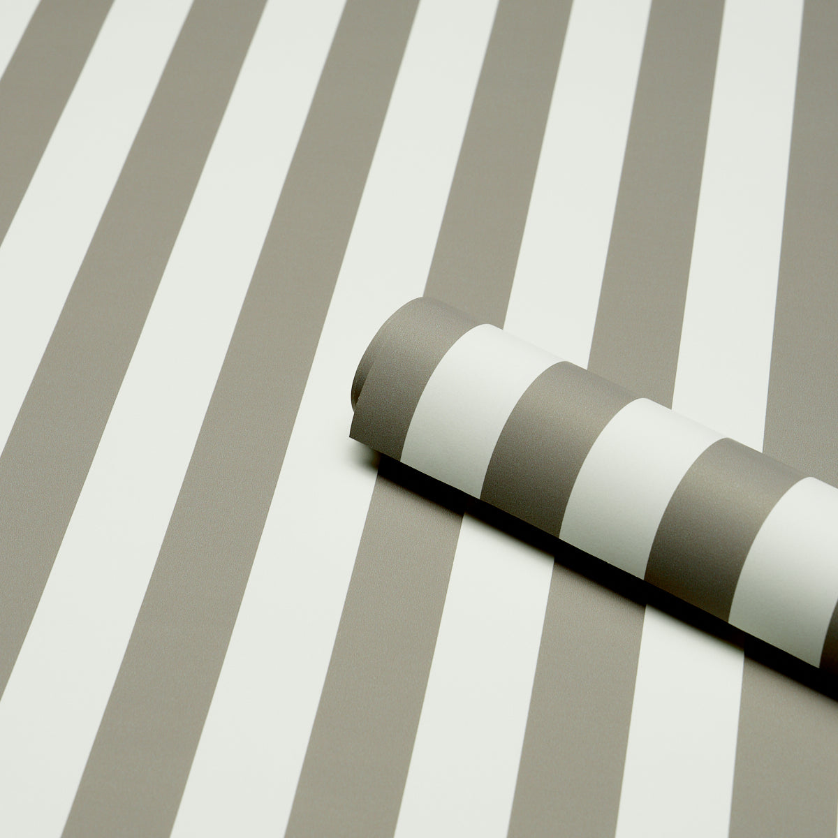 Emma Stripe Gray Stripe Wallpaper by Schumacher – 5017224