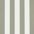 Emma Stripe gray and white vertical stripe wallpaper in a classic bathroom setting by Schumacher