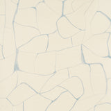 Filigree Sisal Sky by Porter Teleo abstract painterly blue and cream wallpaper on paper-backed sisal