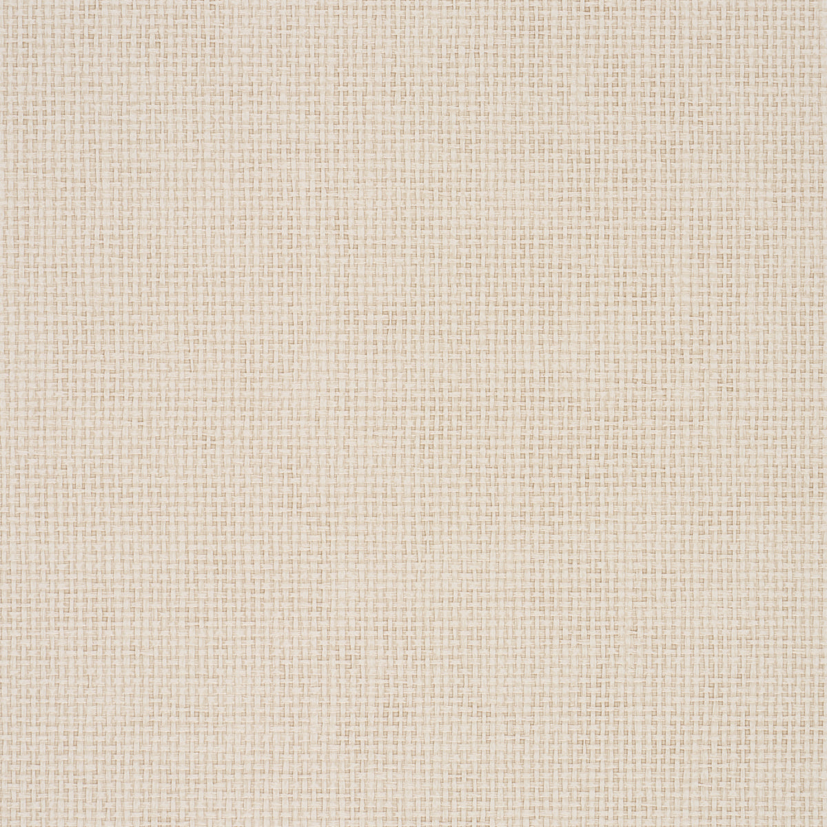 Paperweave Vinyl wallpaper in Alabaster by Schumacher, faux-woven textured high-performance wallcovering