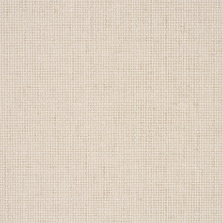 Paperweave Vinyl wallpaper in Alabaster by Schumacher, faux-woven textured high-performance wallcovering