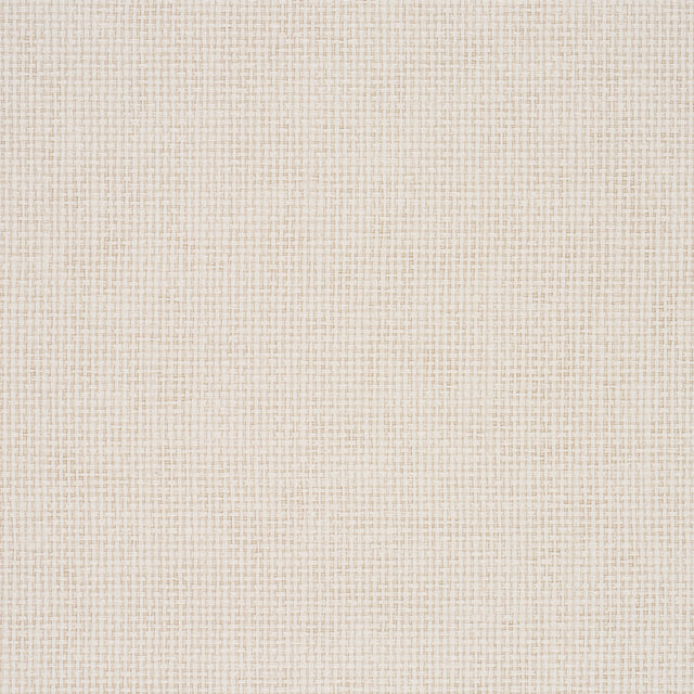 Paperweave Vinyl wallpaper in Pearl by Schumacher. Faux-woven texture, durable, and ideal for high-traffic areas.