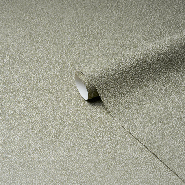Dunbar Shagreen Vinyl Olive Faux Shagreen Embossed Wallpaper – Schumacher 5017260