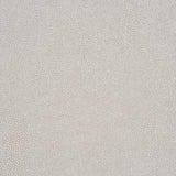Dunbar Shagreen Vinyl wallpaper in Dove by Schumacher, faux shagreen embossed vinyl wallcovering roll and detail
