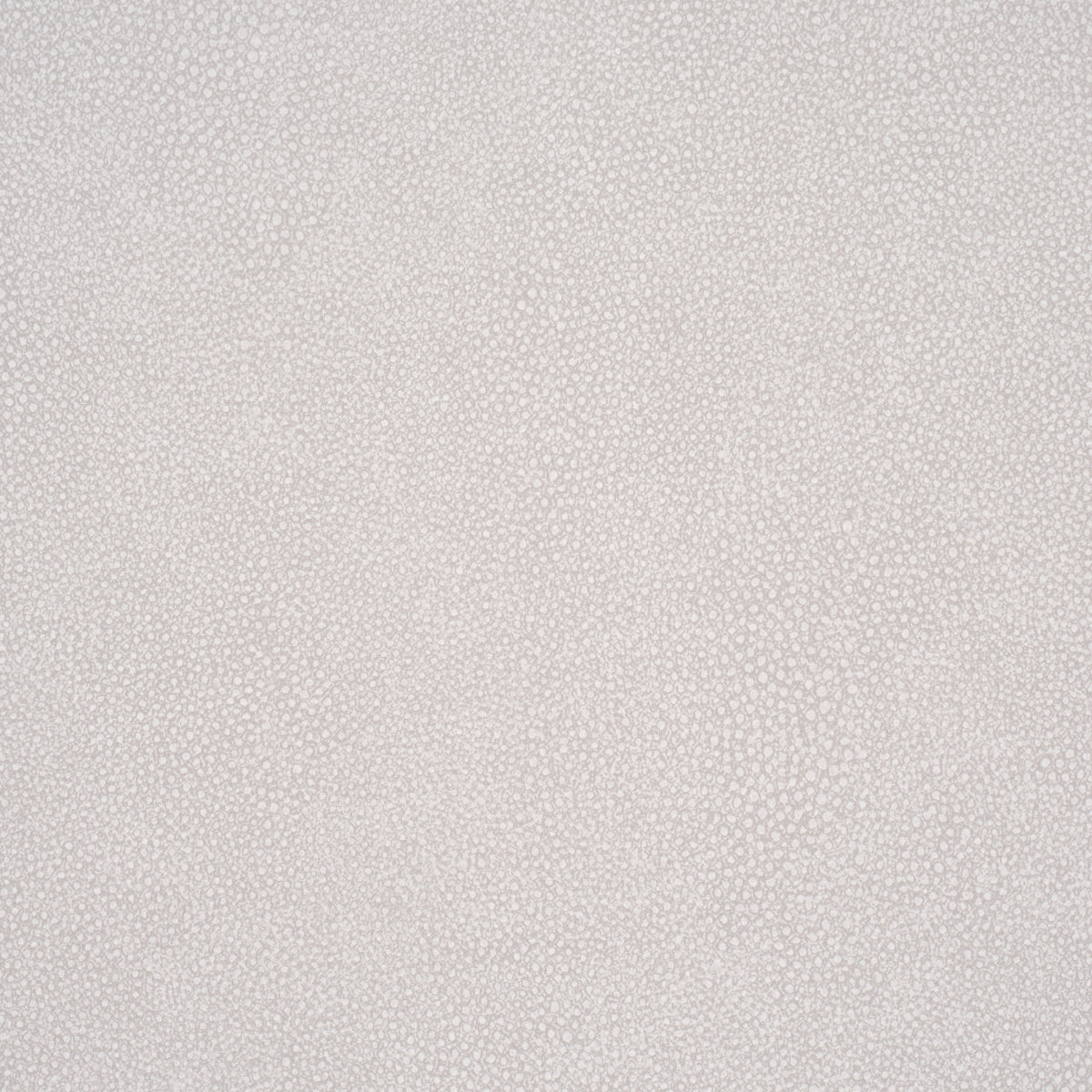 Dunbar Shagreen Vinyl wallpaper in Pearl by Schumacher, faux shagreen embossed vinyl wallcovering roll and texture close-up.