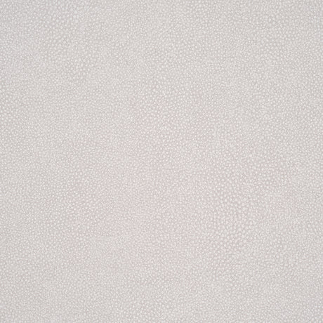 Dunbar Shagreen Vinyl wallpaper in Pearl by Schumacher, faux shagreen embossed vinyl wallcovering roll and texture close-up.