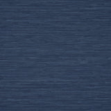 Horizon Grasscloth Vinyl in Indigo by Schumacher - high-performance faux grasscloth vinyl wallcovering, embossed texture, durable and easy-care.