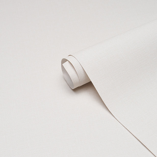 Linen Gesso Vinyl Ivory Embossed Vinyl Wallpaper – Schumacher 5017280