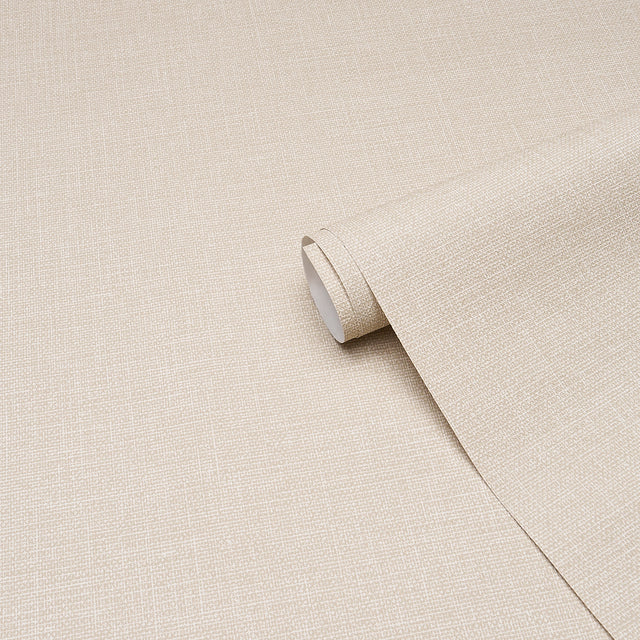 Linen Gesso Vinyl Flax by Schumacher Utility Durable Embossed Vinyl Wallcovering – Schumacher 5017283
