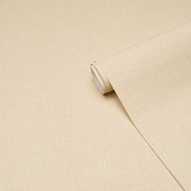 Linen Gesso Vinyl Maize Embossed Vinyl Wallpaper – Schumacher 5017284