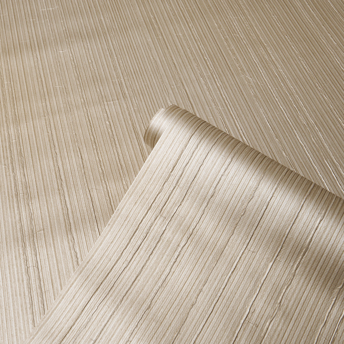Rimini Rib Vinyl Champagne by Schumacher Utility High-Performance Textured Wallcovering – 5017471