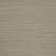 Abaca Fine Weave Vinyl wallpaper in taupe with a delicate ribbed texture and horizontal shading, shown in a rolled and flat view.