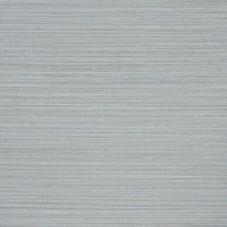 Abaca Fine Weave Vinyl wallpaper in Haze colorway, featuring a delicate ribbed texture and horizontal shading, by Schumacher.