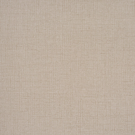 Banbridge Linen Vinyl wallpaper in Flax by Schumacher, subtle tweedy faux linen texture, durable embossed vinyl wallcovering