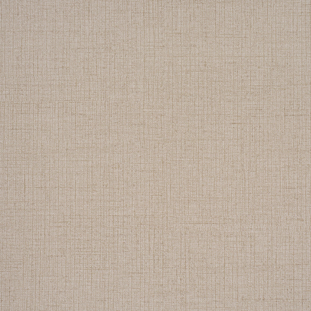 Banbridge Linen Vinyl wallpaper in Flax by Schumacher, subtle tweedy faux linen texture, durable embossed vinyl wallcovering