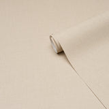 Banbridge Linen Vinyl Sand by Schumacher Faux Linen Vinyl Wallpaper – Schumacher 5017492