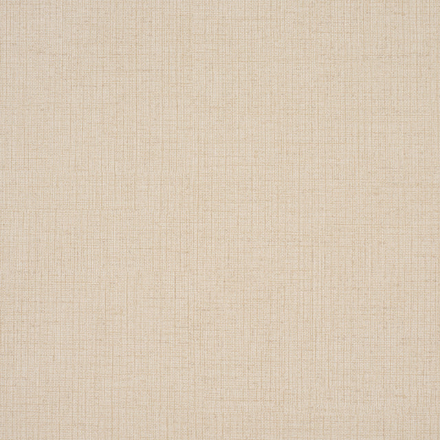 Banbridge Linen Vinyl wallpaper in Sand by Schumacher, subtle faux linen texture, durable vinyl wallcovering