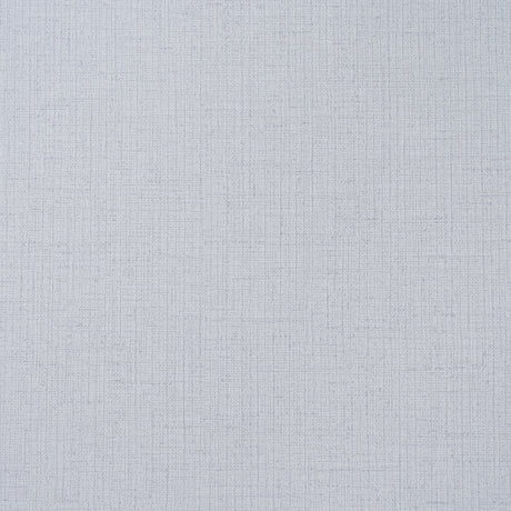 Banbridge Linen Vinyl Chambray wallpaper by Schumacher, subtle faux linen texture in blue-grey, durable embossed vinyl wallcovering.