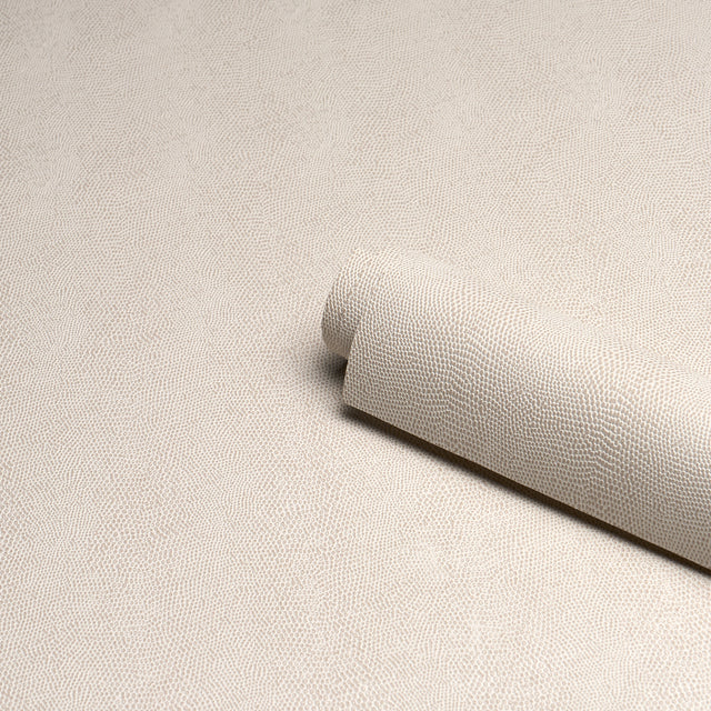 Snakeskin Vinyl Ivory Faux Snakeskin Embossed Wallpaper – Schumacher 5017500