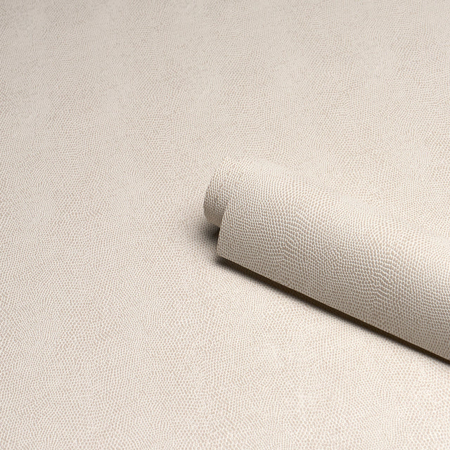 Snakeskin Vinyl Ivory Faux Snakeskin Embossed Wallpaper – Schumacher 5017500SAM