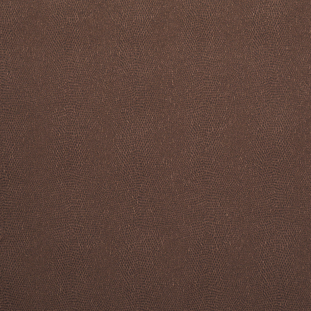 SNAKESKIN VINYL in Saddle, a faux-snakeskin embossed brown vinyl wallcovering by Schumacher