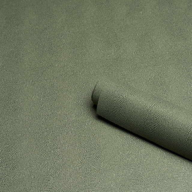 Snakeskin Vinyl Sage by Schumacher Utility Faux Snakeskin Embossed High-Performance Wallpaper – Schumacher 5017503