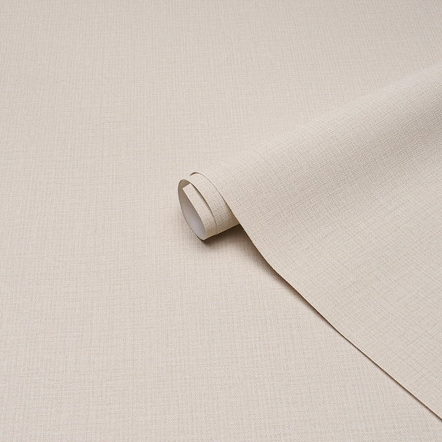 Campagne Linen Vinyl Alabaster by Schumacher Utility Collection Durable Type II Vinyl Wallpaper – Schumacher 5017520