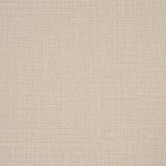 Campagne Linen Vinyl wallpaper in Flax by Schumacher, a textured beige Type II vinyl wallcovering with a linen look.