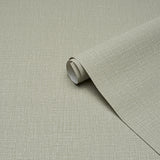 Campagne Linen Vinyl Aloe by Schumacher Utility Linen-Look High-Performance Wallpaper – Schumacher 5017524