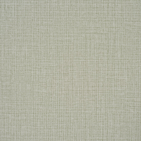 Campagne Linen Vinyl wallpaper in Aloe by Schumacher features a delicate embossed linen texture in a soft green hue.