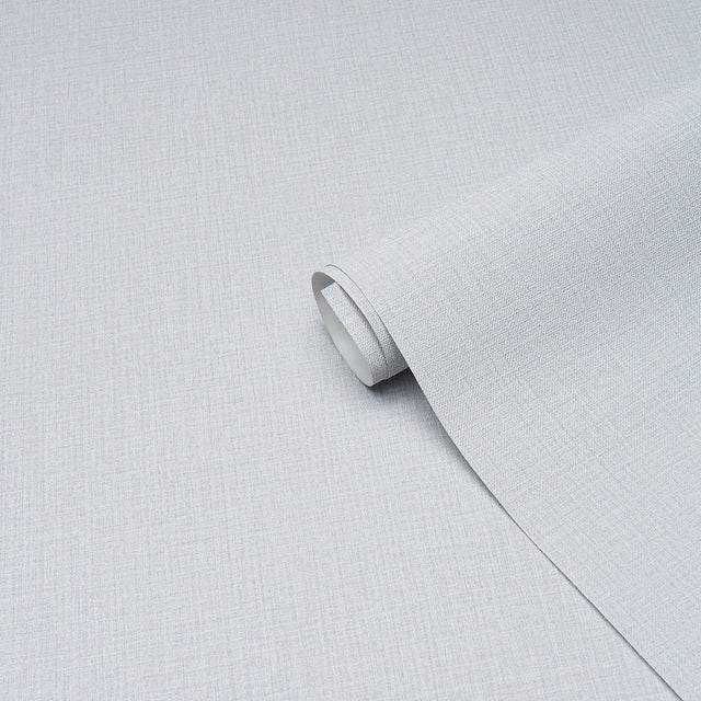 Campagne Linen Vinyl Chambray by Schumacher Utility Collection – Durable Blue Linen-Look Type II Vinyl Wallpaper – 5017525