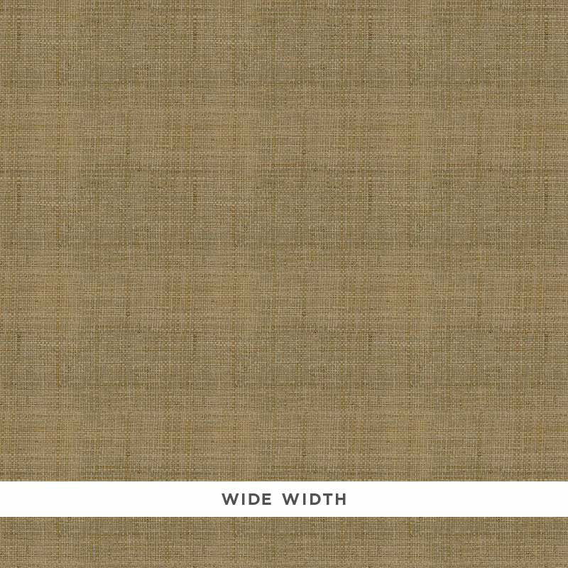 FIDENZA GROUND in Patina, a handcrafted textured wallcovering by Schumacher, shown in a wide-width natural woven look.