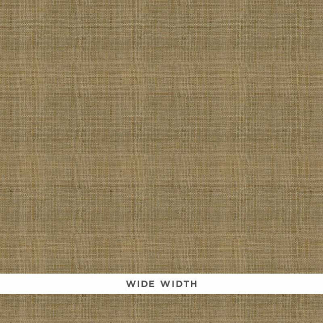 FIDENZA GROUND in Patina, a handcrafted textured wallcovering by Schumacher, shown in a wide-width natural woven look.
