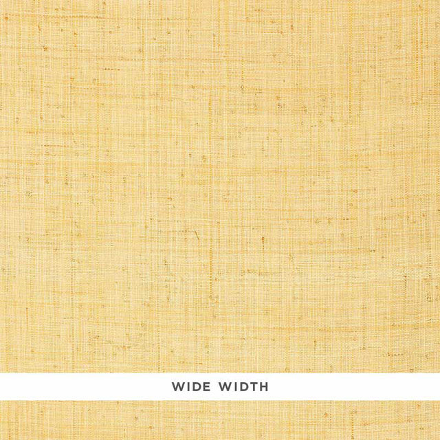 FIDENZA GROUND straw textured handcrafted wallpaper by Schumacher, wide width, natural woven look.