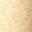 Giovan Damask Sand Handcrafted Damask Wallpaper by Schumacher - Pattern 529120