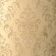 Taupe damask patterned handcrafted non-woven wallcovering from Schumacher's Palazzo collection