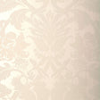 Fiorella Damask wallpaper in Pearl by Schumacher, featuring a classic damask pattern in a soft, elegant neutral tone.