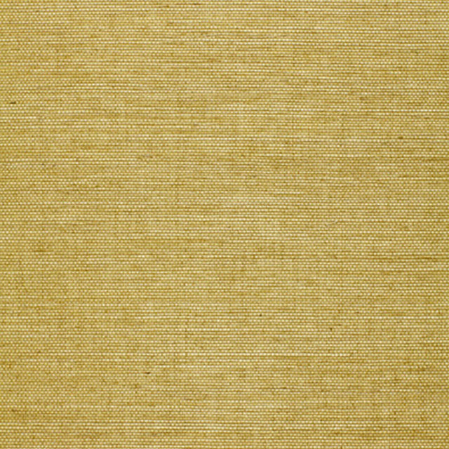 Osan Sisal lime green natural grasscloth wallcovering by Schumacher, shown in a close-up texture and styled in a living room interior.